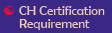 certificate Requirement